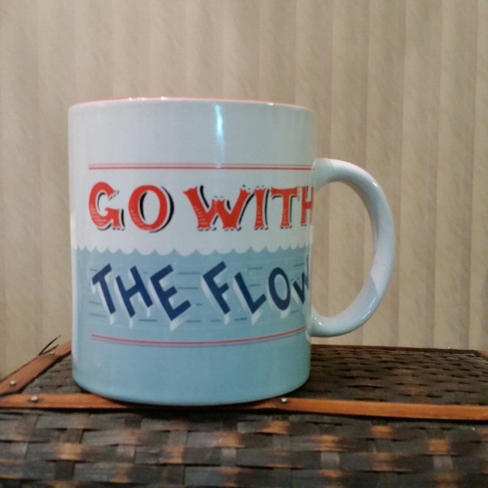 Go with the Flow 20 oz. Coffee Tea Mug